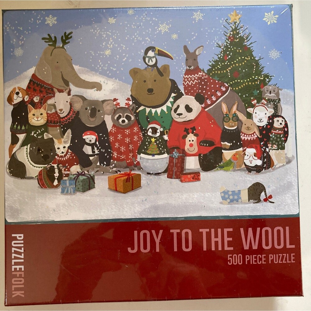 JOY TO THE WORLD 500 Piece Puzzle CHRISTMAS PUZZLEFOLK **NEW**